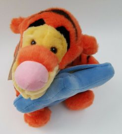 Disney Store Winnie The Pooh Tigger Star Shaped Plush Photo Frame