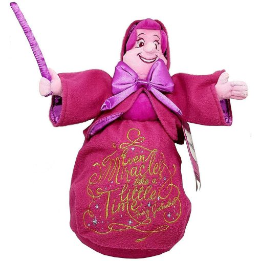 Disney Store Wisdom Cinderella Fairy Godmother Plush Soft Toy