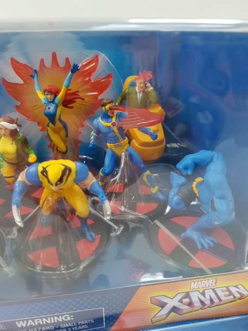 Disney Store X-Men 9 Piece Deluxe Figurine Playset