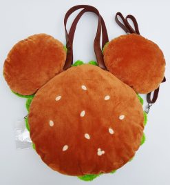 Disney Tokyo Resort Mickey Mouse Burger Plush Hand Bag With Shoulder