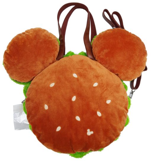 Disney Tokyo Resort Mickey Mouse Burger Plush Hand Bag With Shoulder