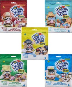 Disney Toy Story Mr Potato Head Chips Crisps Set Of 5 Flavour Figures