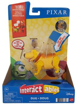 Disney Up Dug Interactables Talking Action Figure Toy