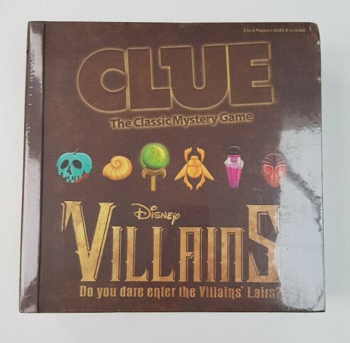 Disney Villains Clue Mystery Board Game Theme Park Edition