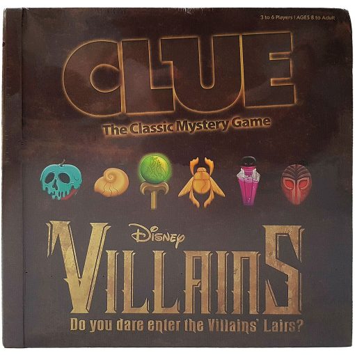 Disney Villains Clue Mystery Board Game Theme Park Edition