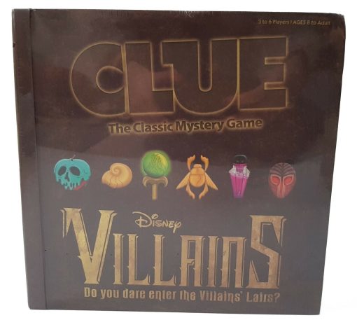 Disney Villains Clue Mystery Board Game Theme Park Edition