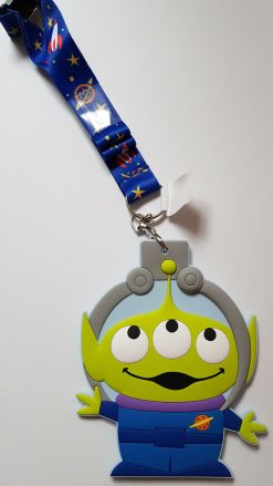 Disney World Toy Story Alien Pin Badge Trading Lanyard