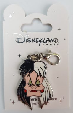 Disneyland Paris 101 Dalmations Cruella De Vil Pin Trading Lanyard Charm