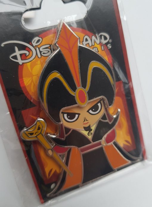 Disneyland Paris Aladdin Cute Jafar Pin Trading Badge