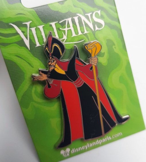 Disneyland Paris Aladdin Jafar Pin Trading Badge