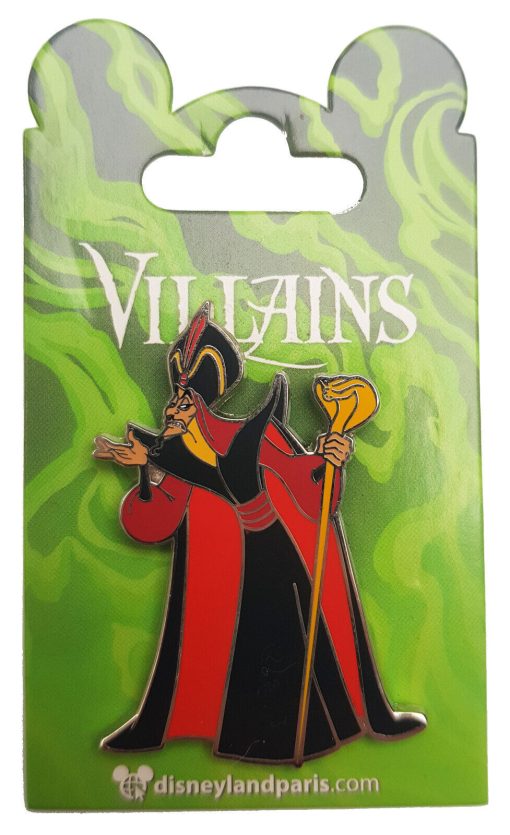 Disneyland Paris Aladdin Jafar Pin Trading Badge