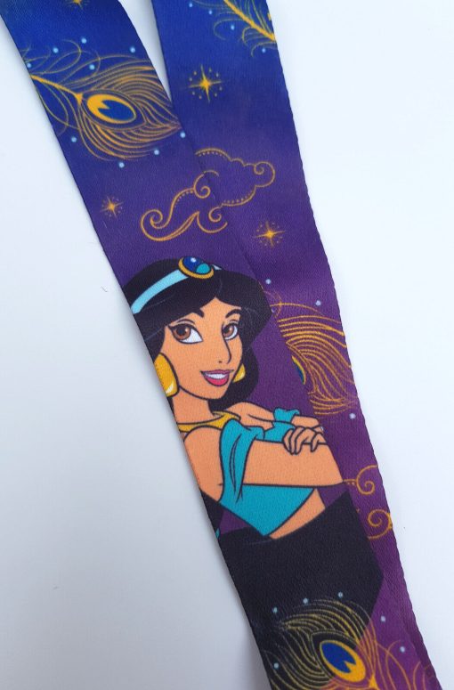 Disneyland Paris Aladdin Jasmine Pin Trading Lanyard