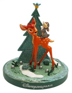 Disneyland Paris Bambi & Thumper Christmas Decoration Figurine Ornament