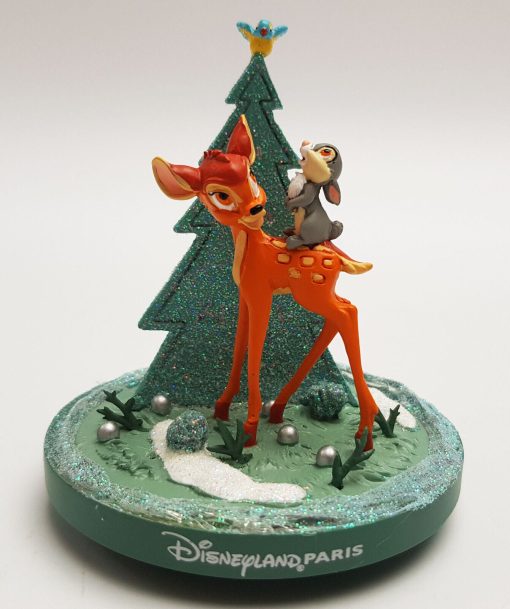 Disneyland Paris Bambi & Thumper Christmas Decoration Figurine Ornament