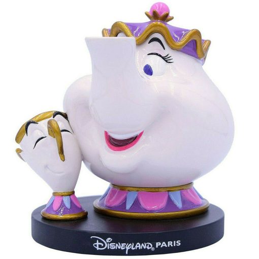 Disneyland Paris Beauty And The Beast Mrs Potts & Chip Figurine Ornament