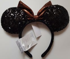 Disneyland Paris Belle Of The Ball Bronze Sequin Minnie Mouse Ears