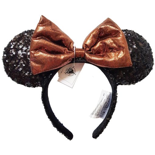 Disneyland Paris Belle Of The Ball Bronze Sequin Minnie Mouse Ears