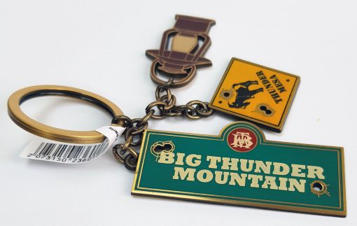 Disneyland Paris Big Thunder Mountain Metal Keyring