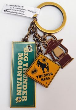 Disneyland Paris Big Thunder Mountain Metal Keyring