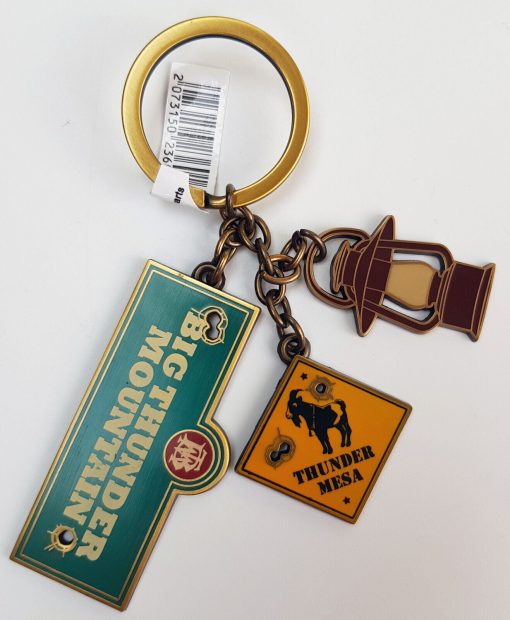 Disneyland Paris Big Thunder Mountain Metal Keyring