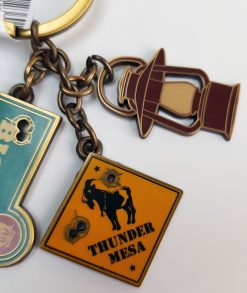 Disneyland Paris Big Thunder Mountain Metal Keyring