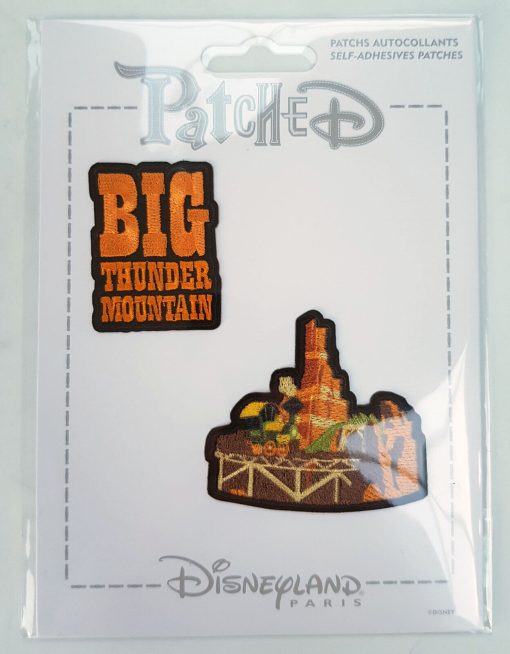 Disneyland Paris Big Thunder Mountain Patched 2 Fabric Clothing Patch