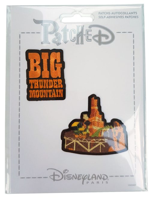 Disneyland Paris Big Thunder Mountain Patched 2 Fabric Clothing Patch