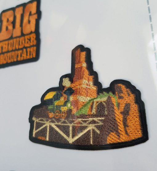 Disneyland Paris Big Thunder Mountain Patched 2 Fabric Clothing Patch