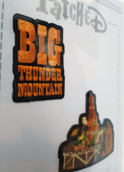 Disneyland Paris Big Thunder Mountain Patched 2 Fabric Clothing Patch