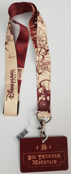 Disneyland Paris Big Thunder Mountain Pin Trading Lanyard