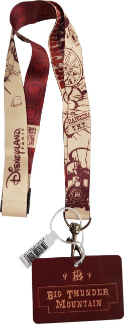 Disneyland Paris Big Thunder Mountain Pin Trading Lanyard