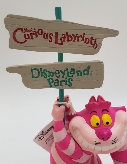 Disneyland Paris Cheshire Cat Figurine Ornament Figure REPAIRED