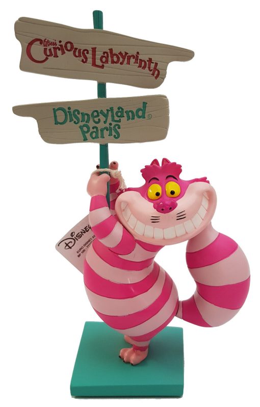 Disneyland Paris Cheshire Cat Figurine Ornament Figure REPAIRED