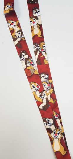 Disneyland Paris Chip And Dale Pin Trading Lanyard