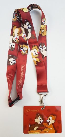 Disneyland Paris Chip And Dale Pin Trading Lanyard