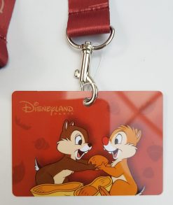 Disneyland Paris Chip And Dale Pin Trading Lanyard