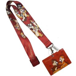 Disneyland Paris Chip And Dale Pin Trading Lanyard