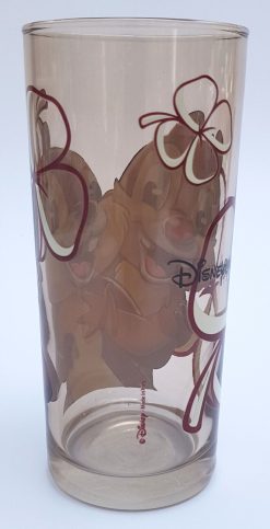 Disneyland Paris Chip & Dale Drinking Glass Tall Tumbler