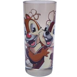 Disneyland Paris Chip & Dale Drinking Glass Tall Tumbler