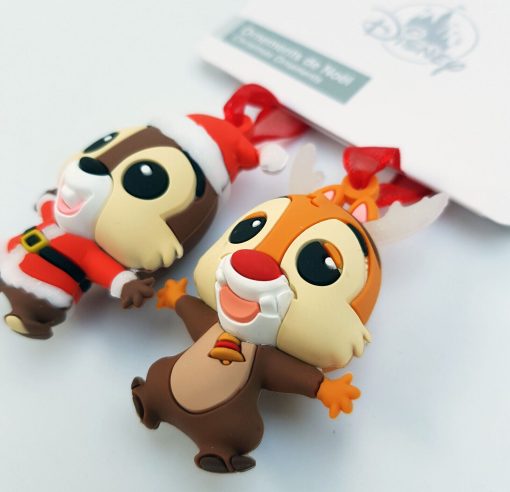 Disneyland Paris Chip & Dale Hanging Christmas Tree Decoration