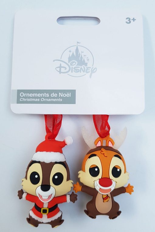 Disneyland Paris Chip & Dale Hanging Christmas Tree Decoration