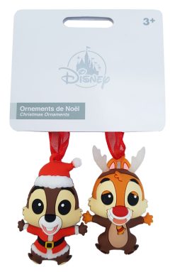 Disneyland Paris Chip & Dale Hanging Christmas Tree Decoration