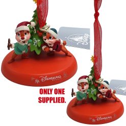 Disneyland Paris Chip & N Dale Cookie Thief Christmas Tree Decoration