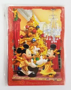 Disneyland Paris Christmas Mickey & Minnie Mouse Fridge Magnet