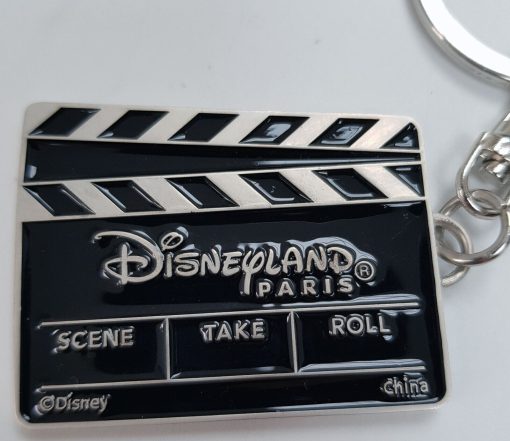 Disneyland Paris Disney Studios Clapper Board Keyring