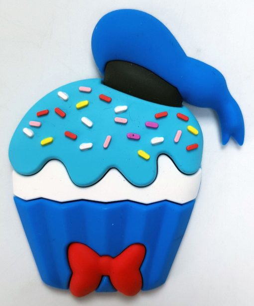 Disneyland Paris Donald Duck Cupcake Cake Fridge Magnet