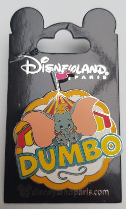 Disneyland Paris Dumbo & Big Top Circus Tent Pin Trading Badge