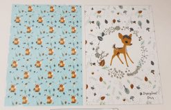 Disneyland Paris Fox And The Hound & Bambi 2 Tea Towels