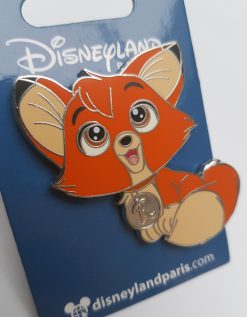 Disneyland Paris Fox & Hound Tod Pin Trading Badge