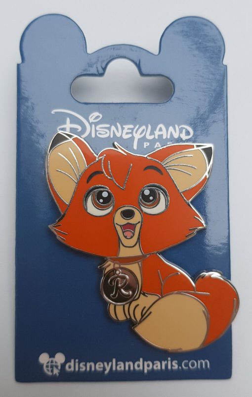 Disneyland Paris Fox & Hound Tod Pin Trading Badge